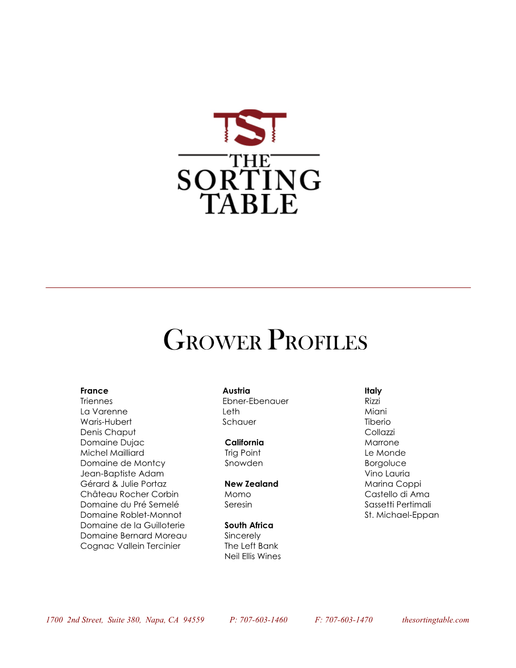 TST Grower Profiles