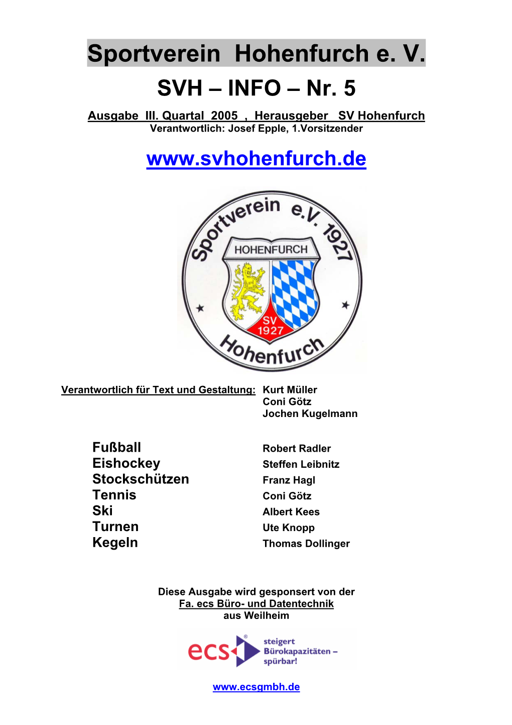 Sportverein Hohenfurch E. V
