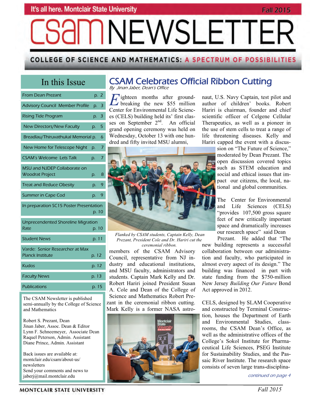 Csam-Newsletter-Fall-2015.Pdf