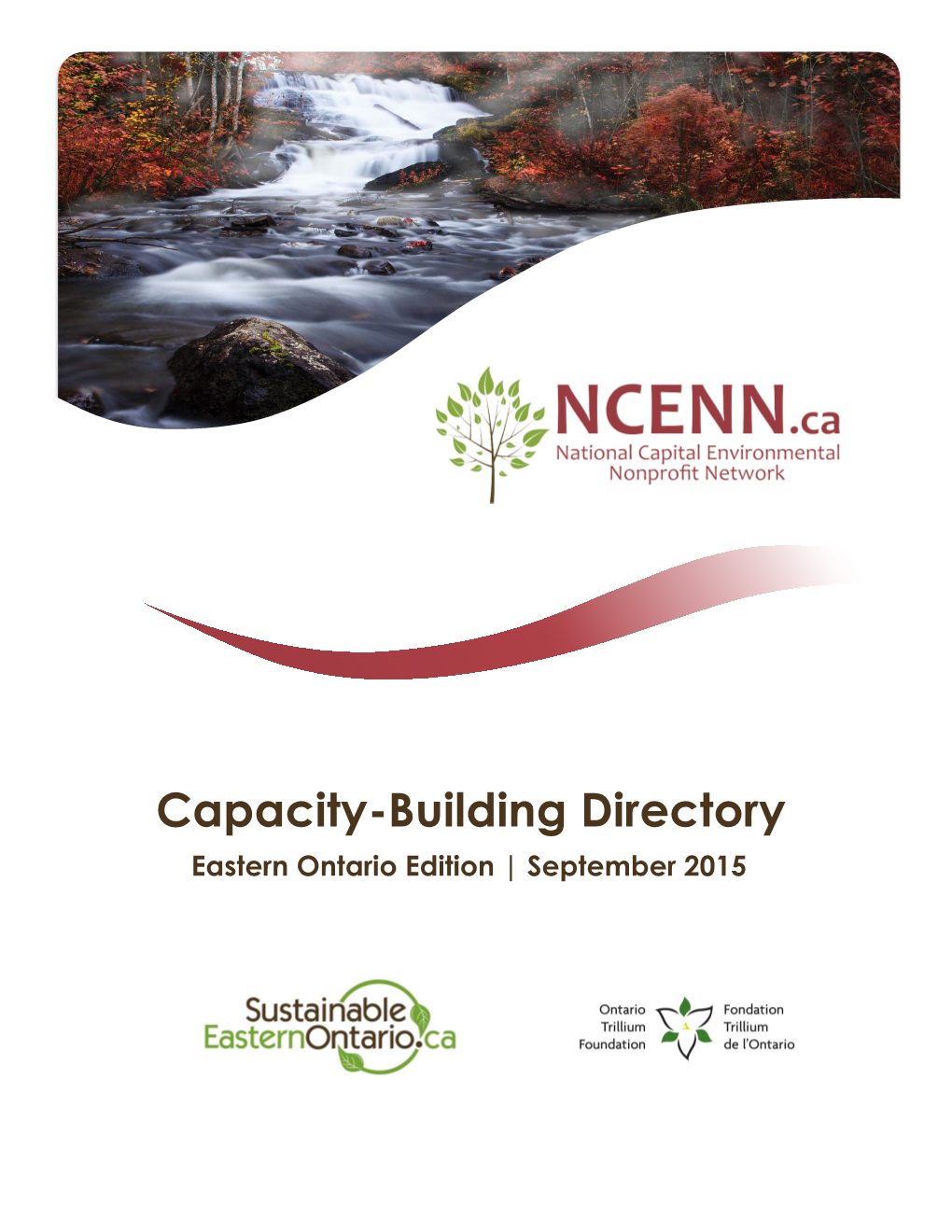 Capacity-Building Directory Eastern Ontario Edition | September 2015