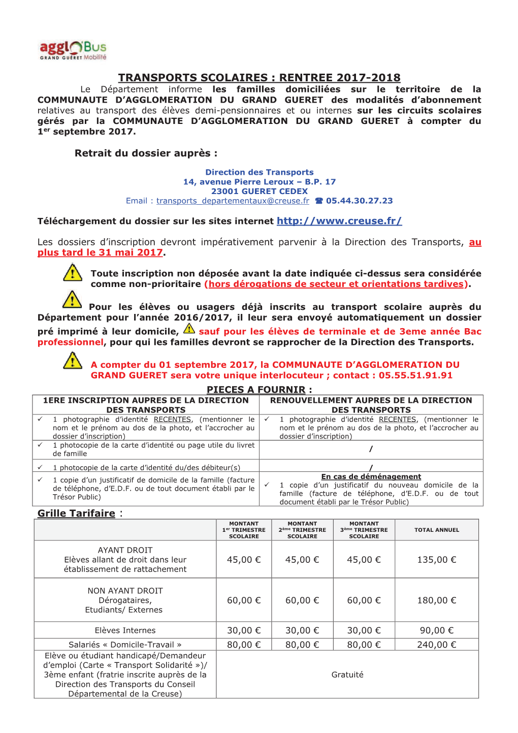 Transports Scolaires