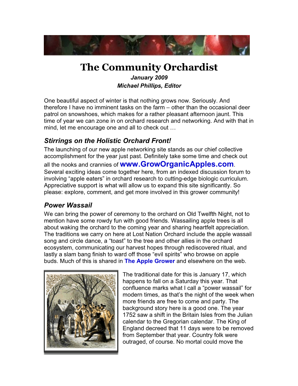 Community Orchardist: January 2009 3