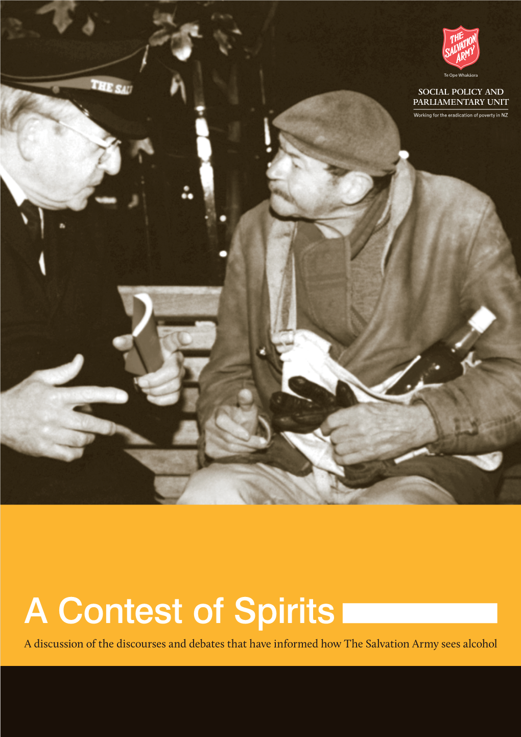 A Contest of Spirits a Discussion of the Discourses and Debates That Have Informed How the Salvation Army Sees Alcohol