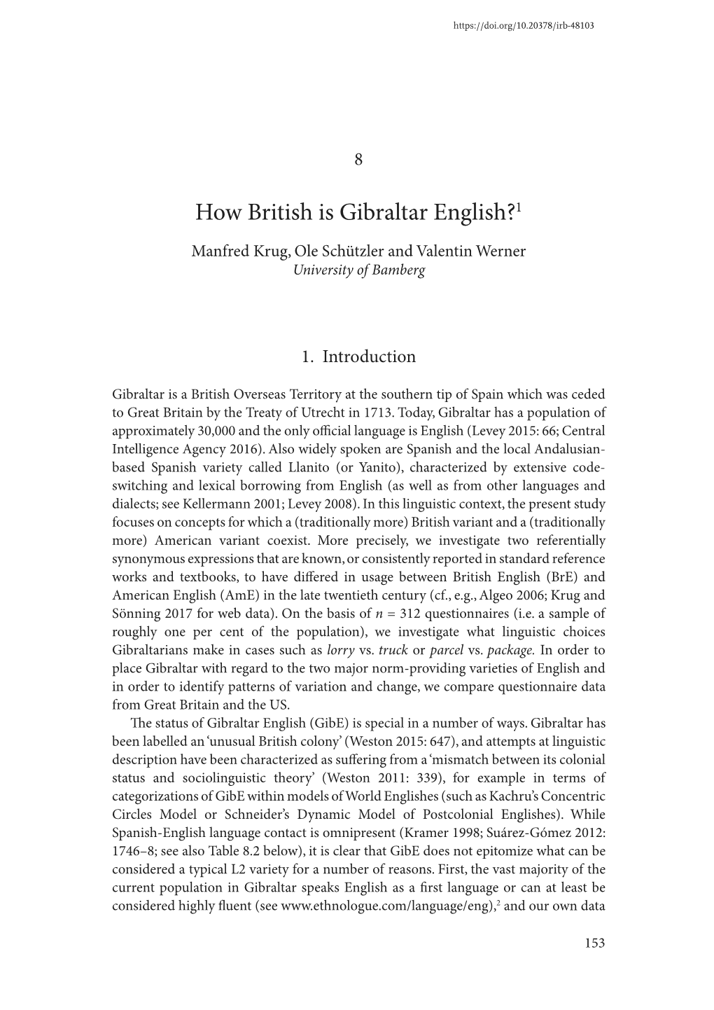 How British Is Gibraltar English? 155 More Detail)