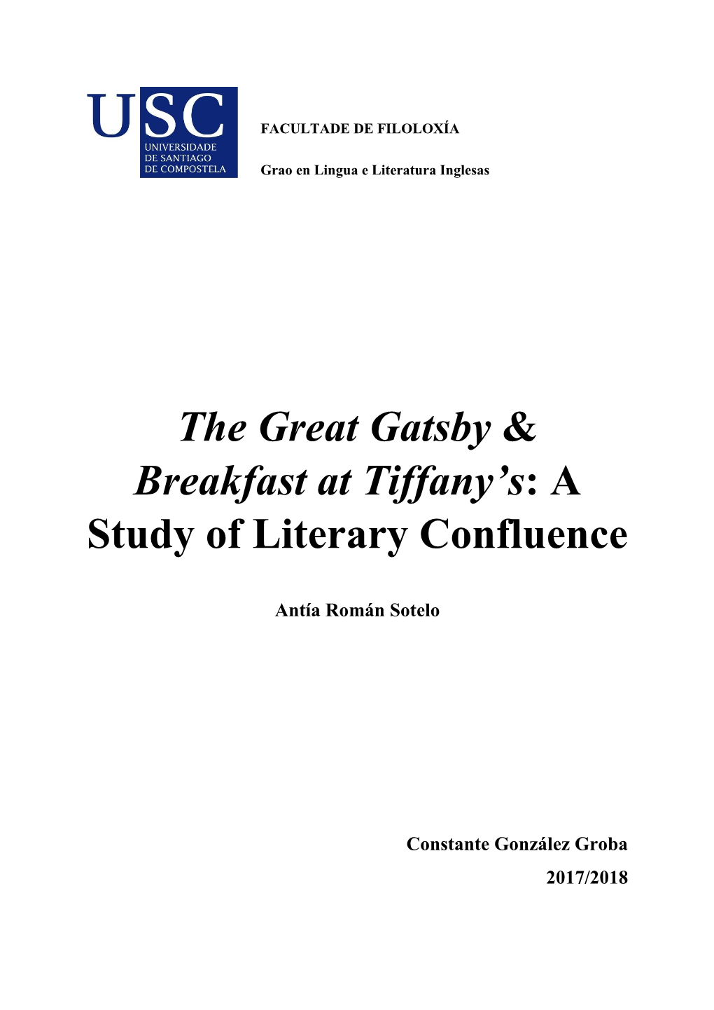 The Great Gatsby & Breakfast at Tiffany's