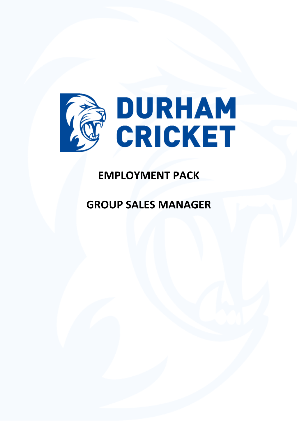 Group Sales Manager