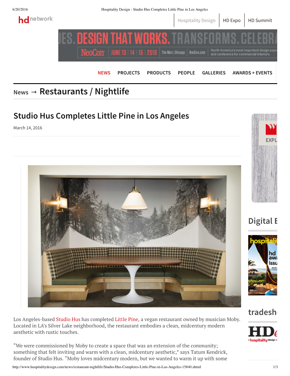 News → Restaurants / Nightlife