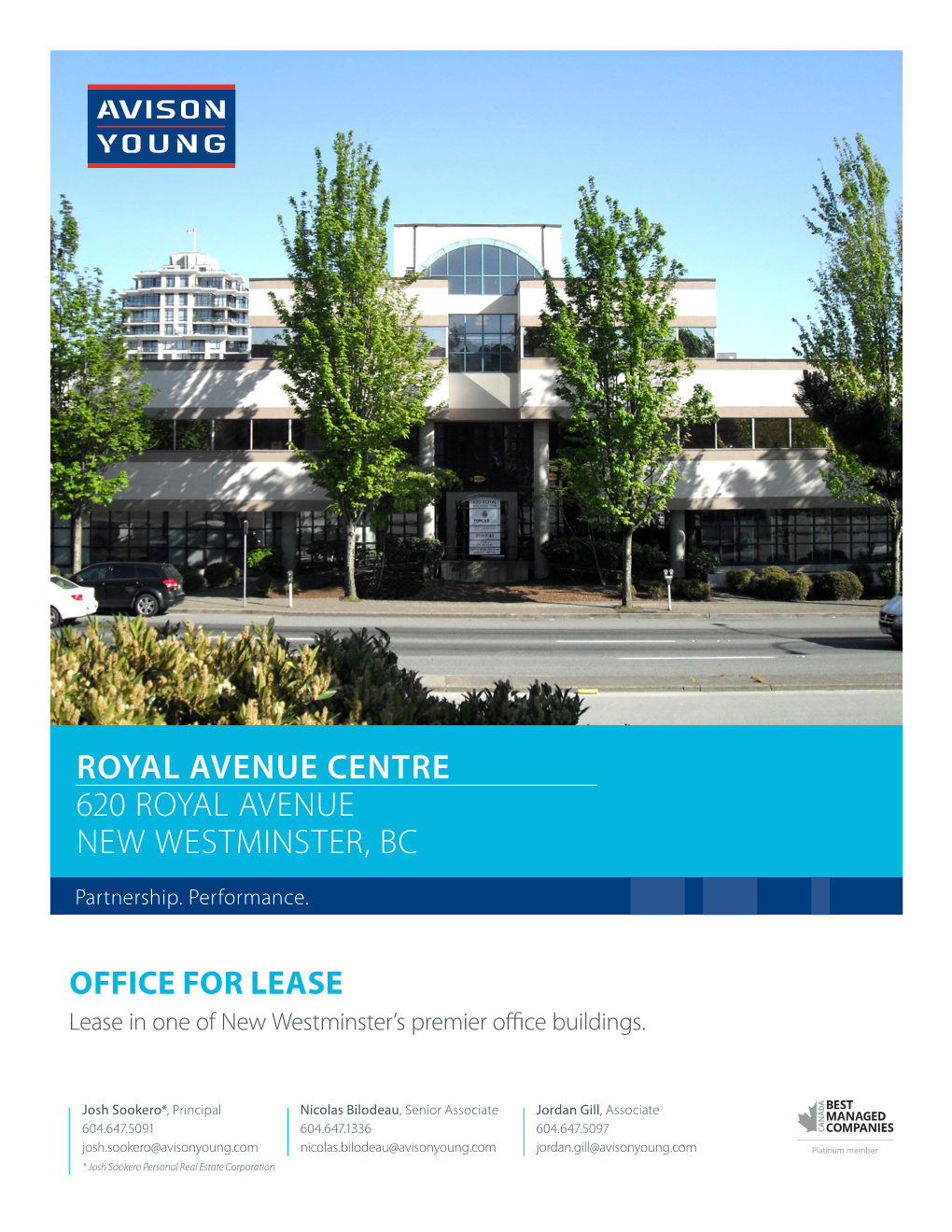 Royal Avenue Centre 620 Royal Avenue New Westminster, Bc