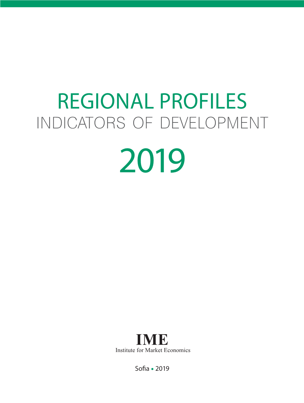 Regional Profiles Indicators of Development 2019