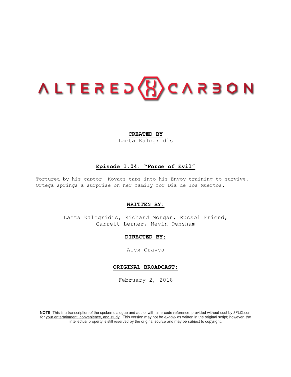 Altered Carbon