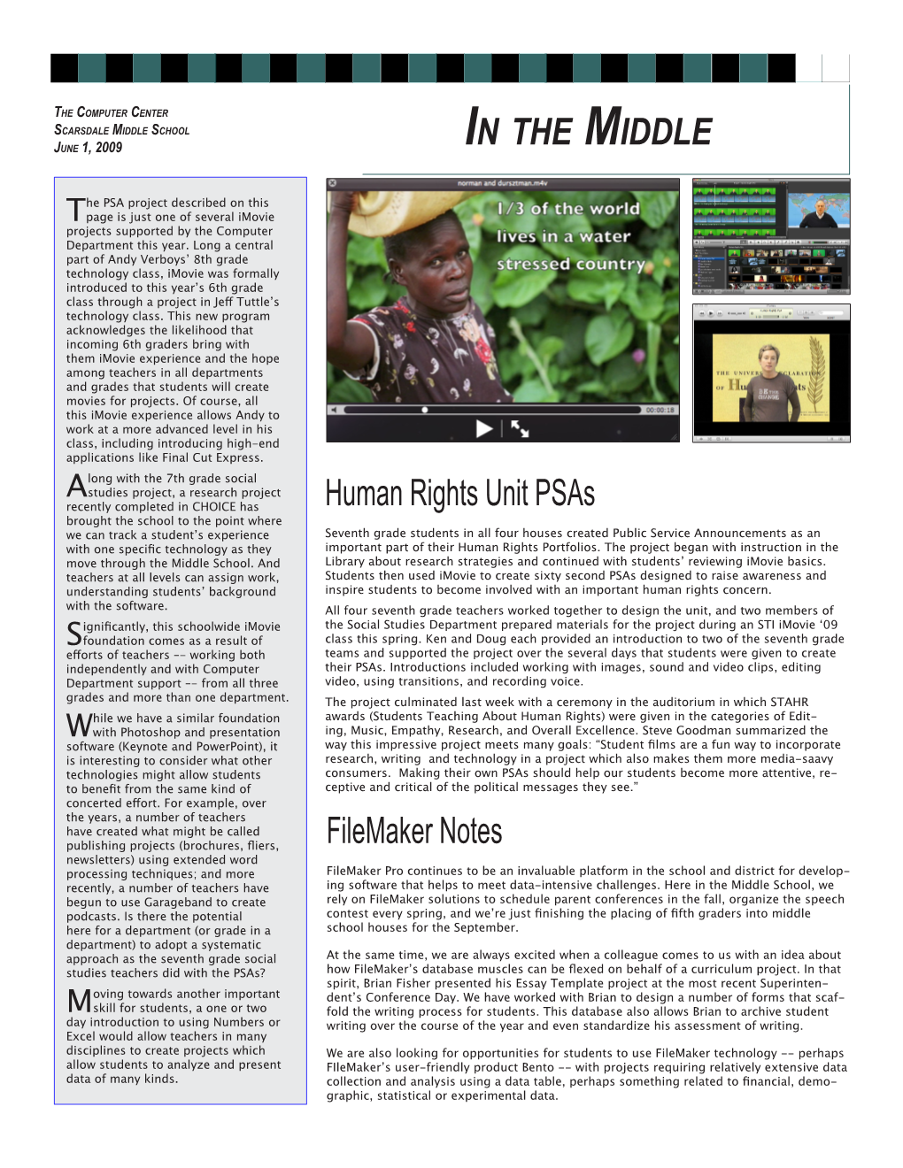 Human Rights Unit Psas in the MIDDLE Filemaker Notes