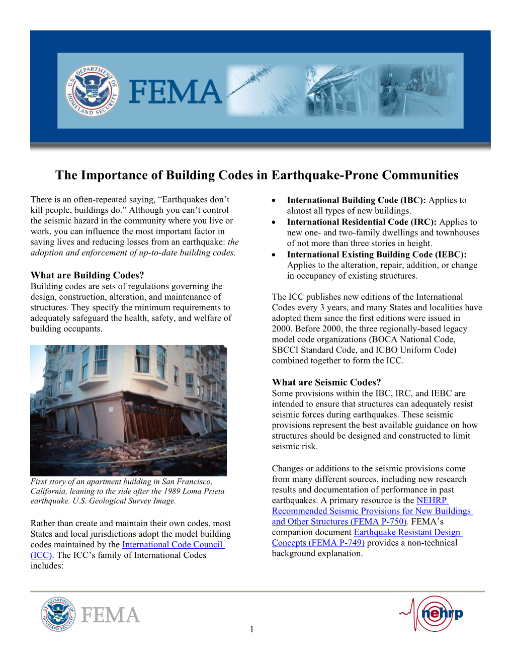 The Importance of Building Codes in Earthquake-Prone Communities