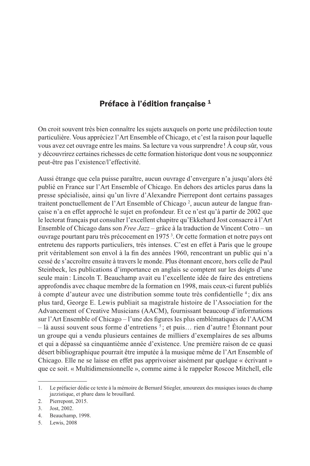 Préface (Extrait)