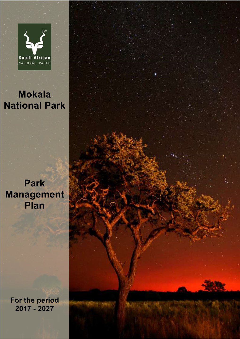 Mokala National Park Park Management Plan