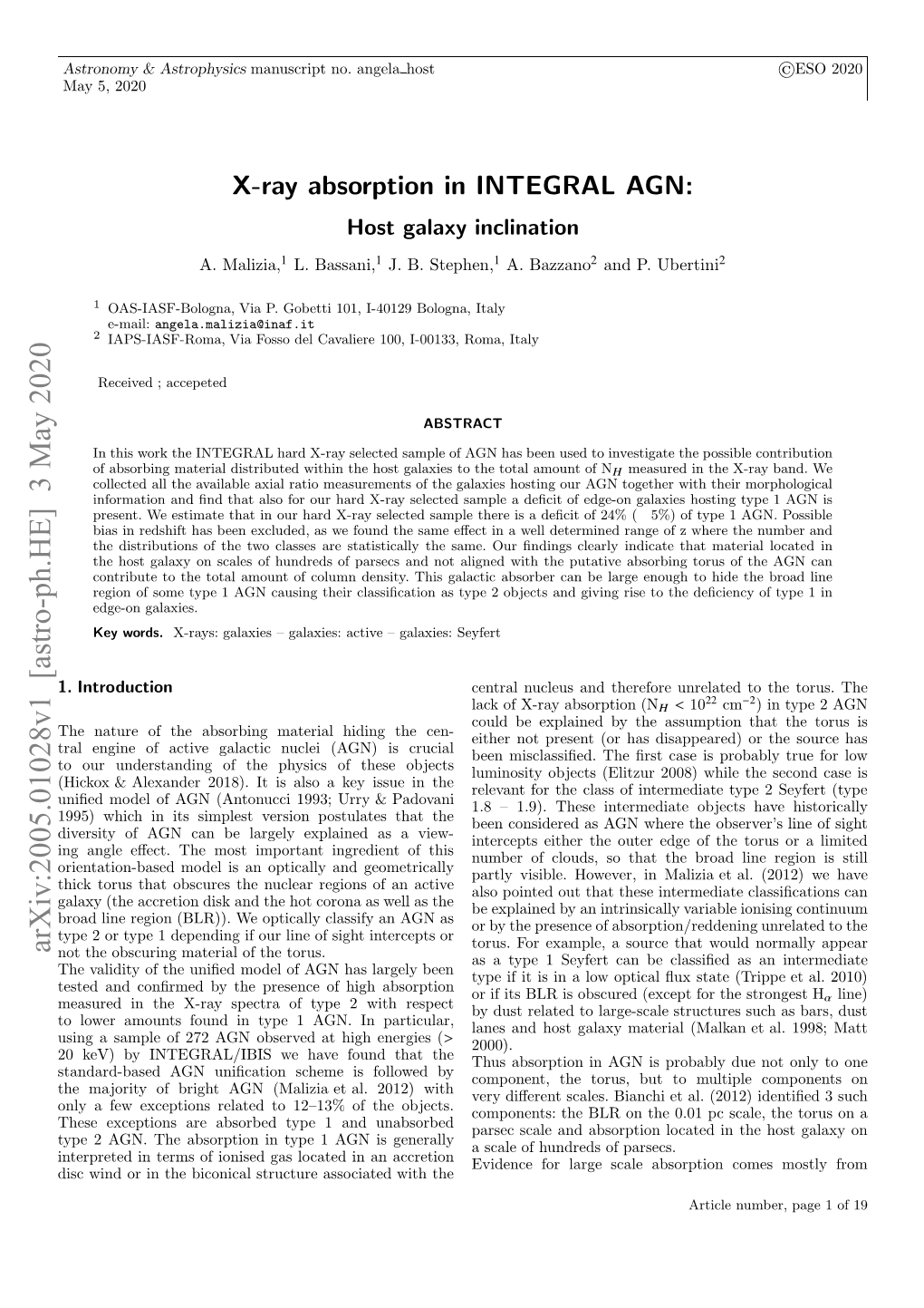 X-Ray Absorption in INTEGRAL AGN: This Work with the Addition of the New AGN Reported by Mereminskiy Et Al