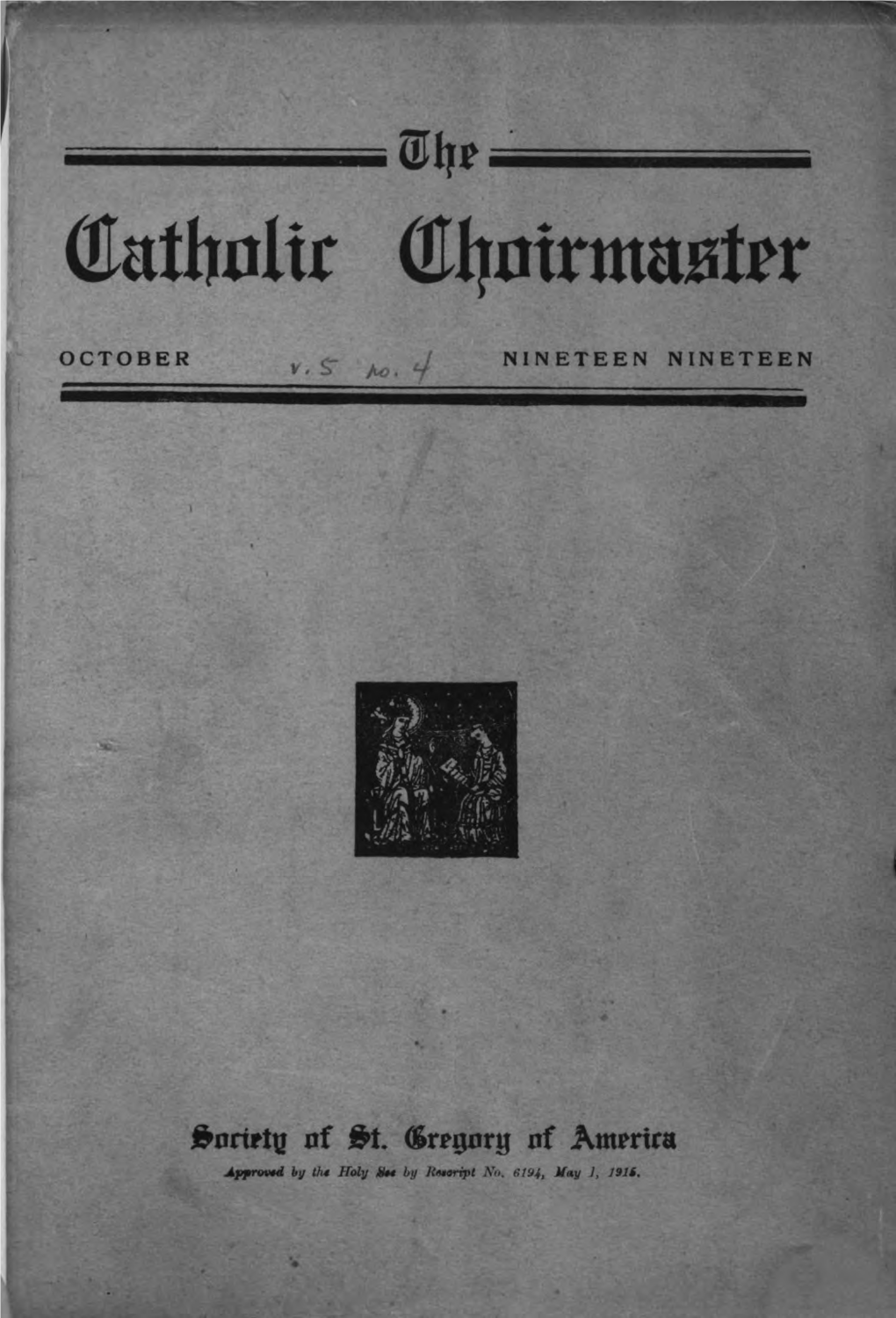 Catholic Choirmaster