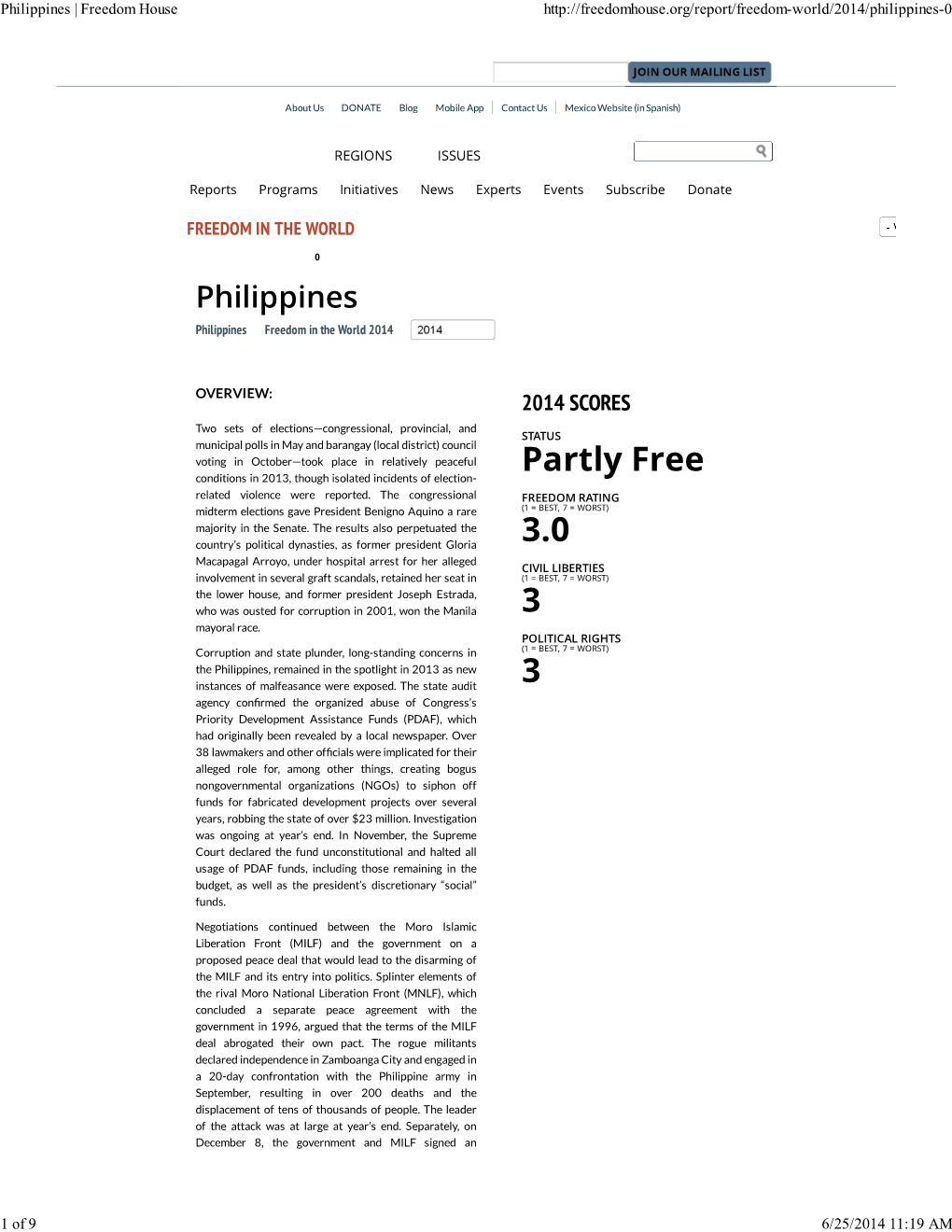 Philippines | Freedom House