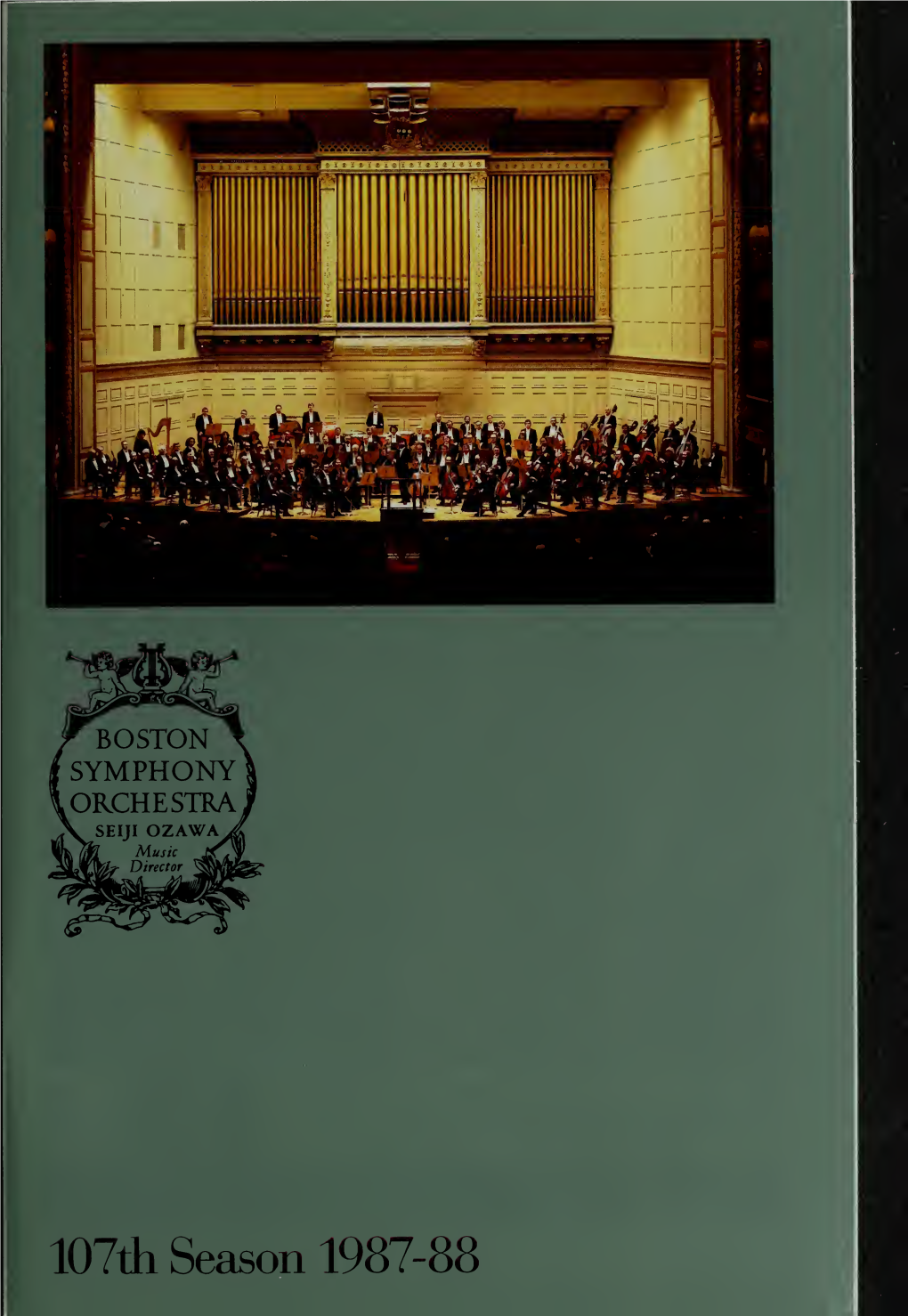 Boston Symphony Orchestra Concert Programs, Season 107, 1987-1988