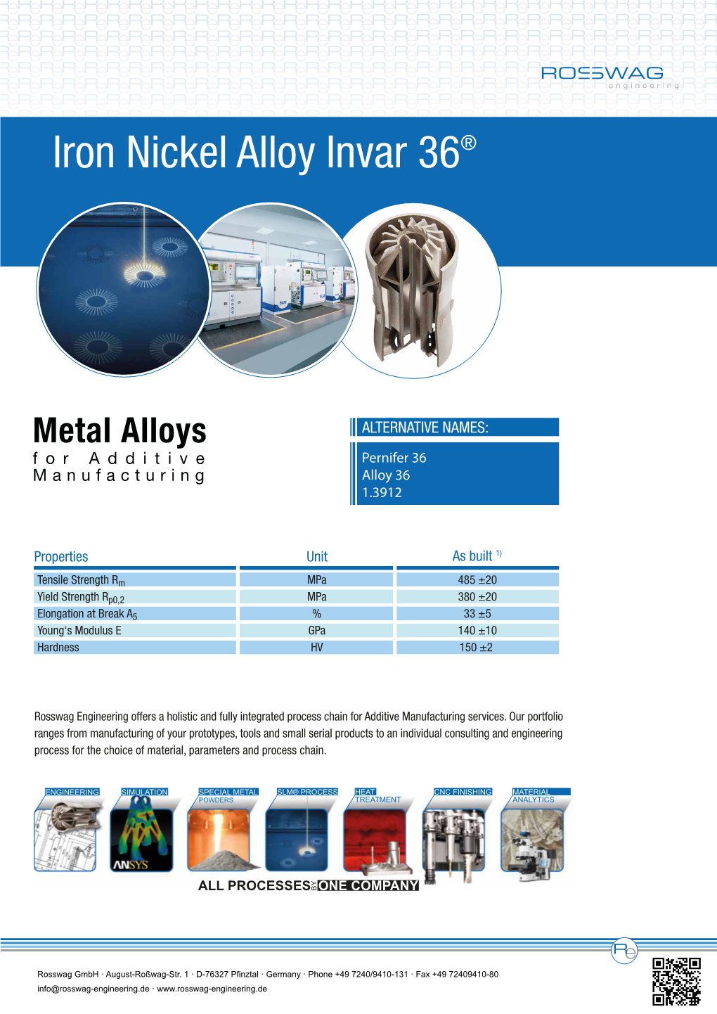 Iron Nickel Alloy Invar 36®