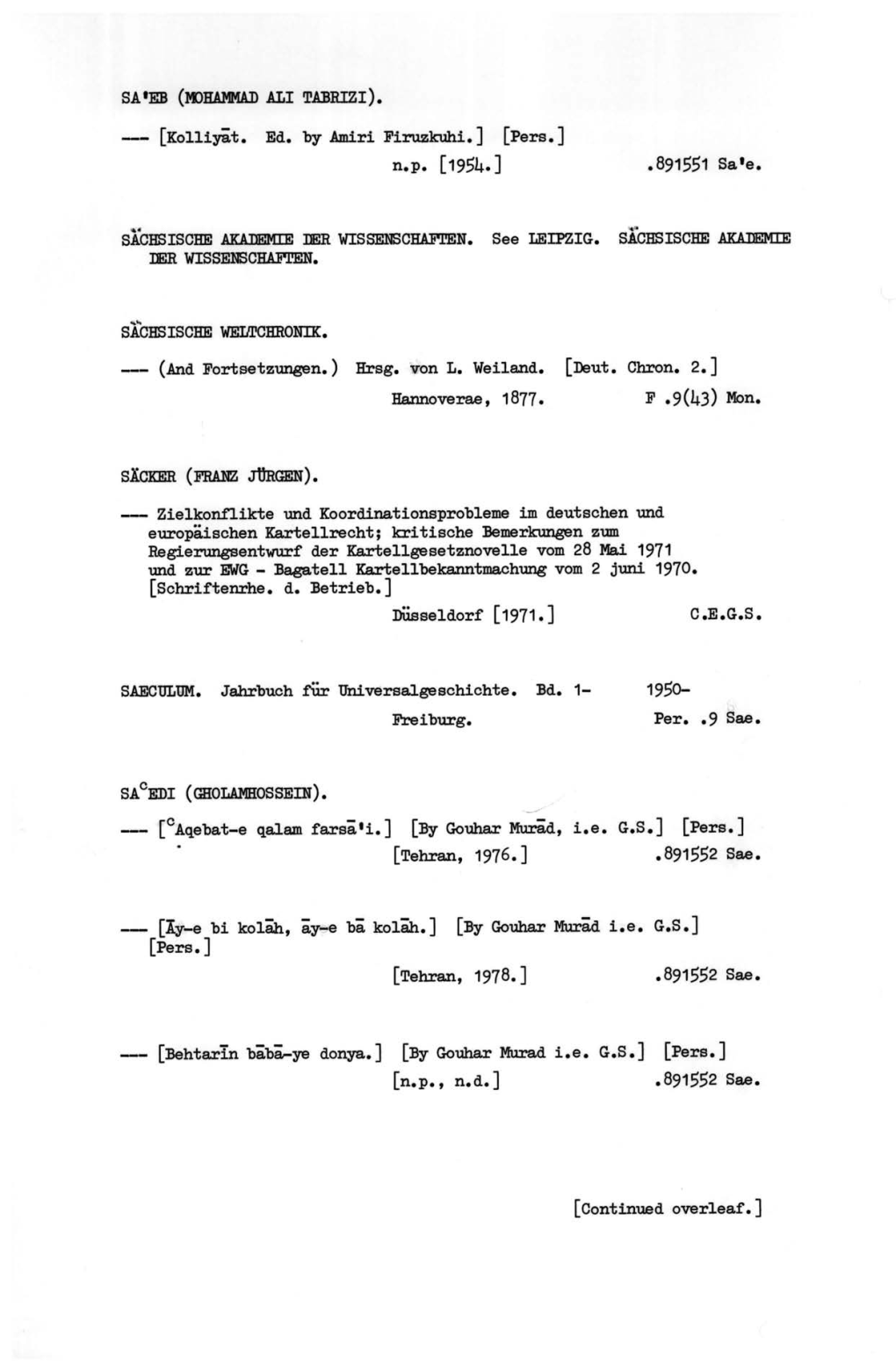 Bagatell Kartellbekanntmachung Vom 2 Juni 1970. [Schriftenrhe