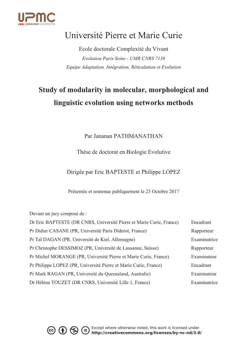 Study of Modularity in Molecular, Morphological and Linguistic Evolution Using Networks Methods