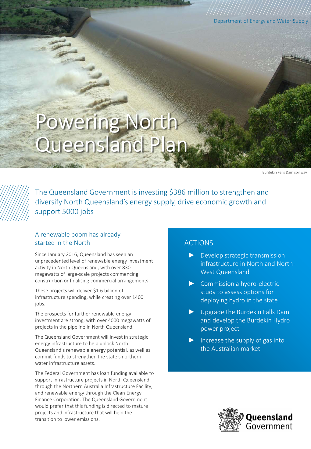 Powering North Queensland Plan