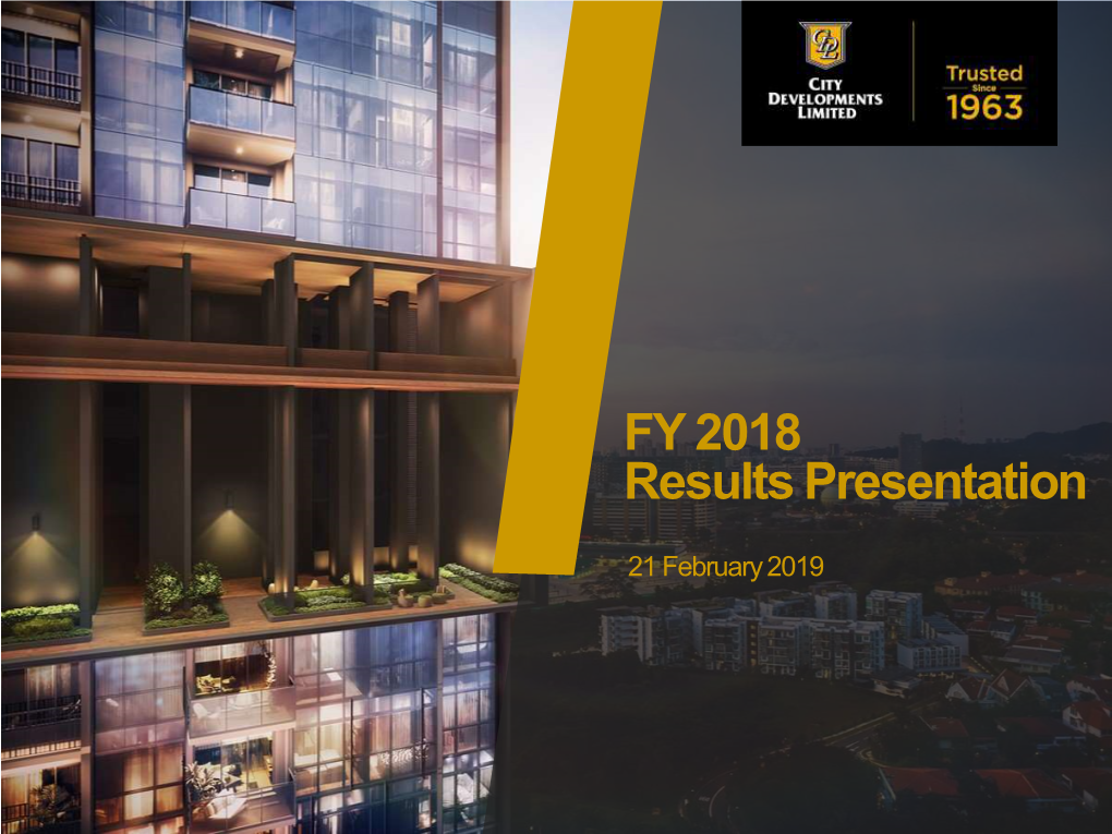 FY 2018 Results Presentation