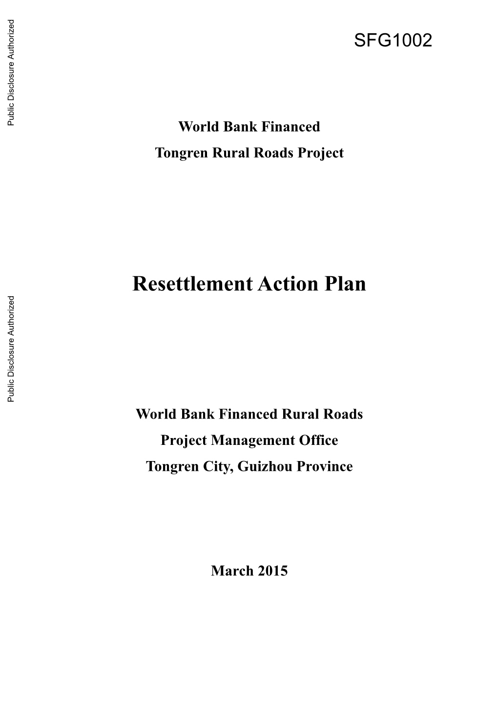 9 Resettlement Implementation Scheduling