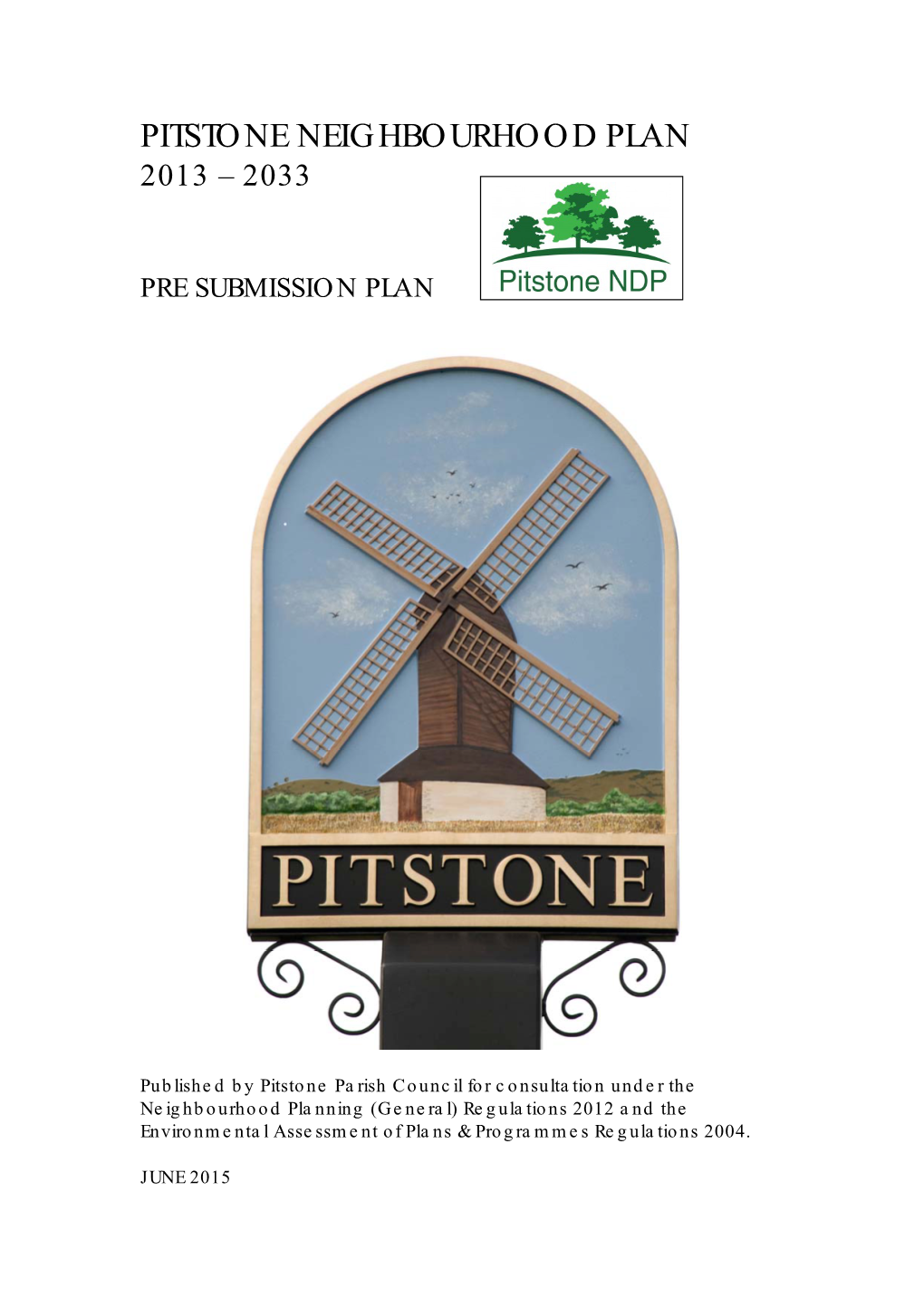 Pitstone Neighbourhood Plan 2013 – 2033