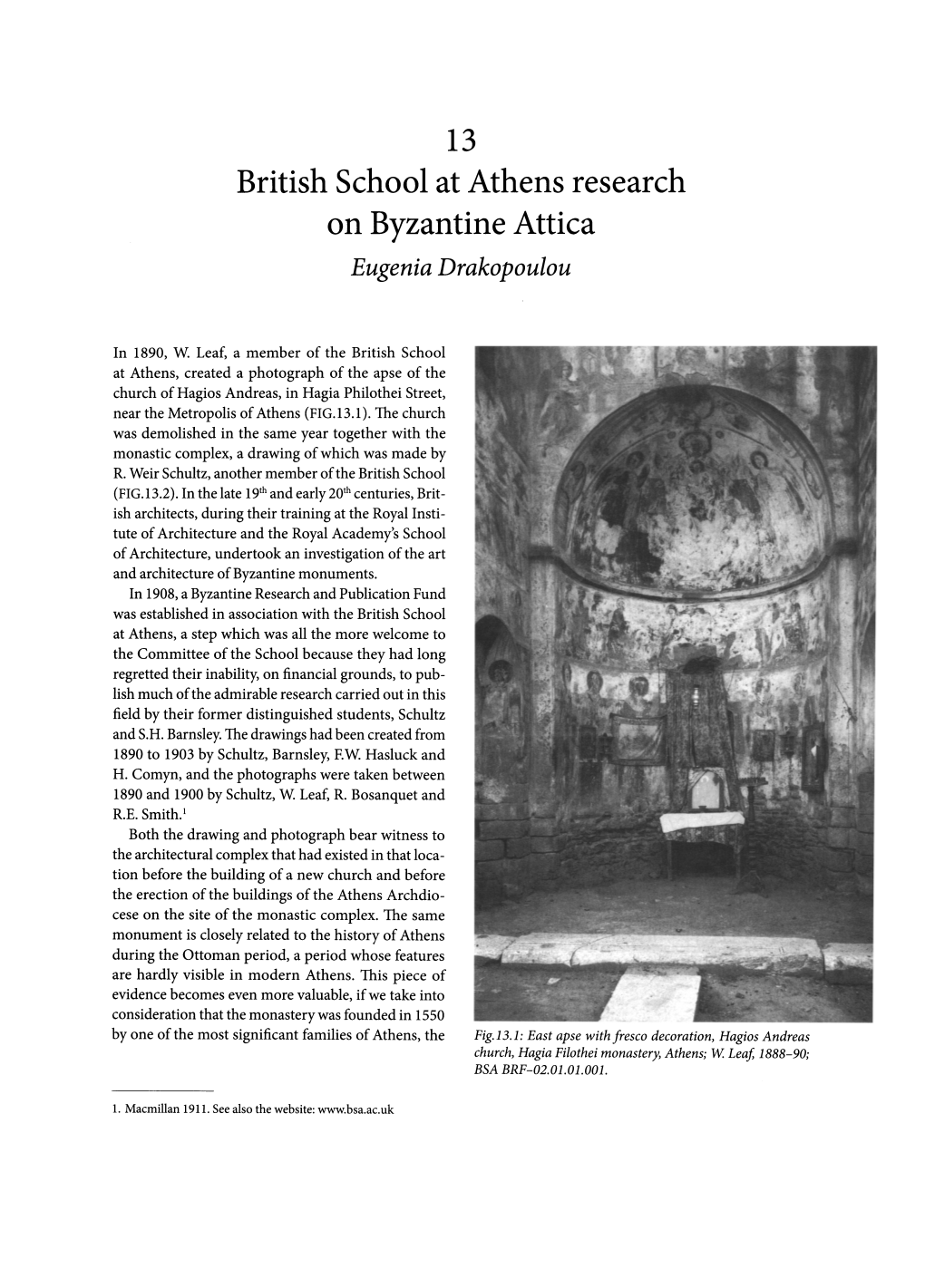 13 British School at Athens Research on Byzantine Attica