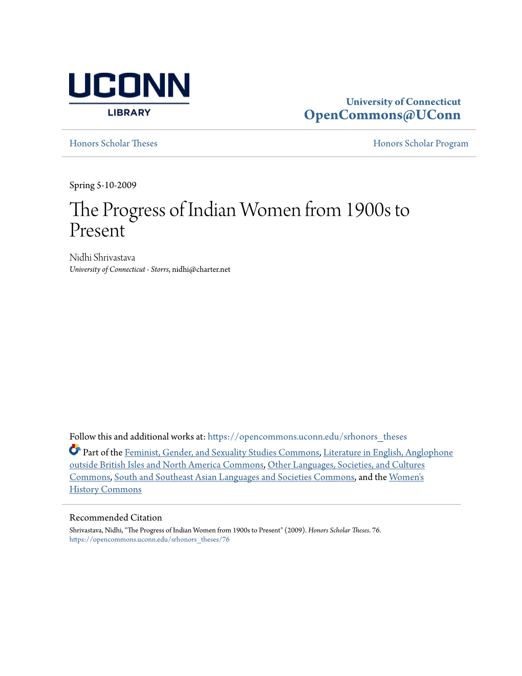 The Progress of Indian Women from 1900S to Present Has the Status of Women in India Risen in the 21 St Century?