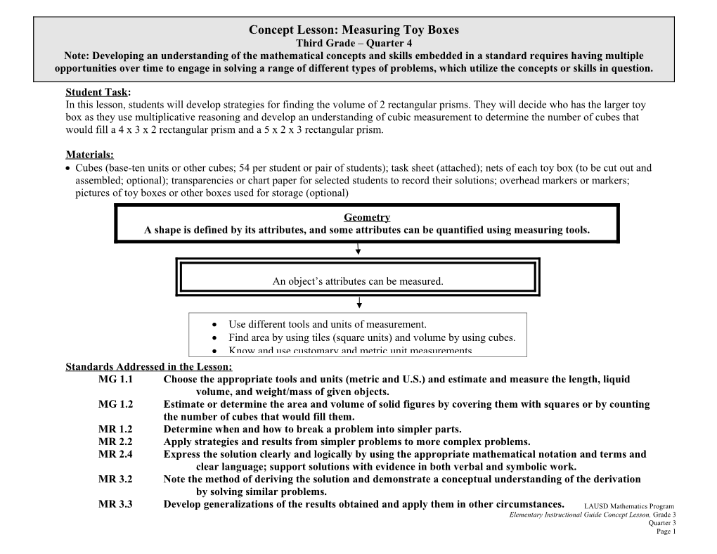 Standards Addressed in the Lesson s1