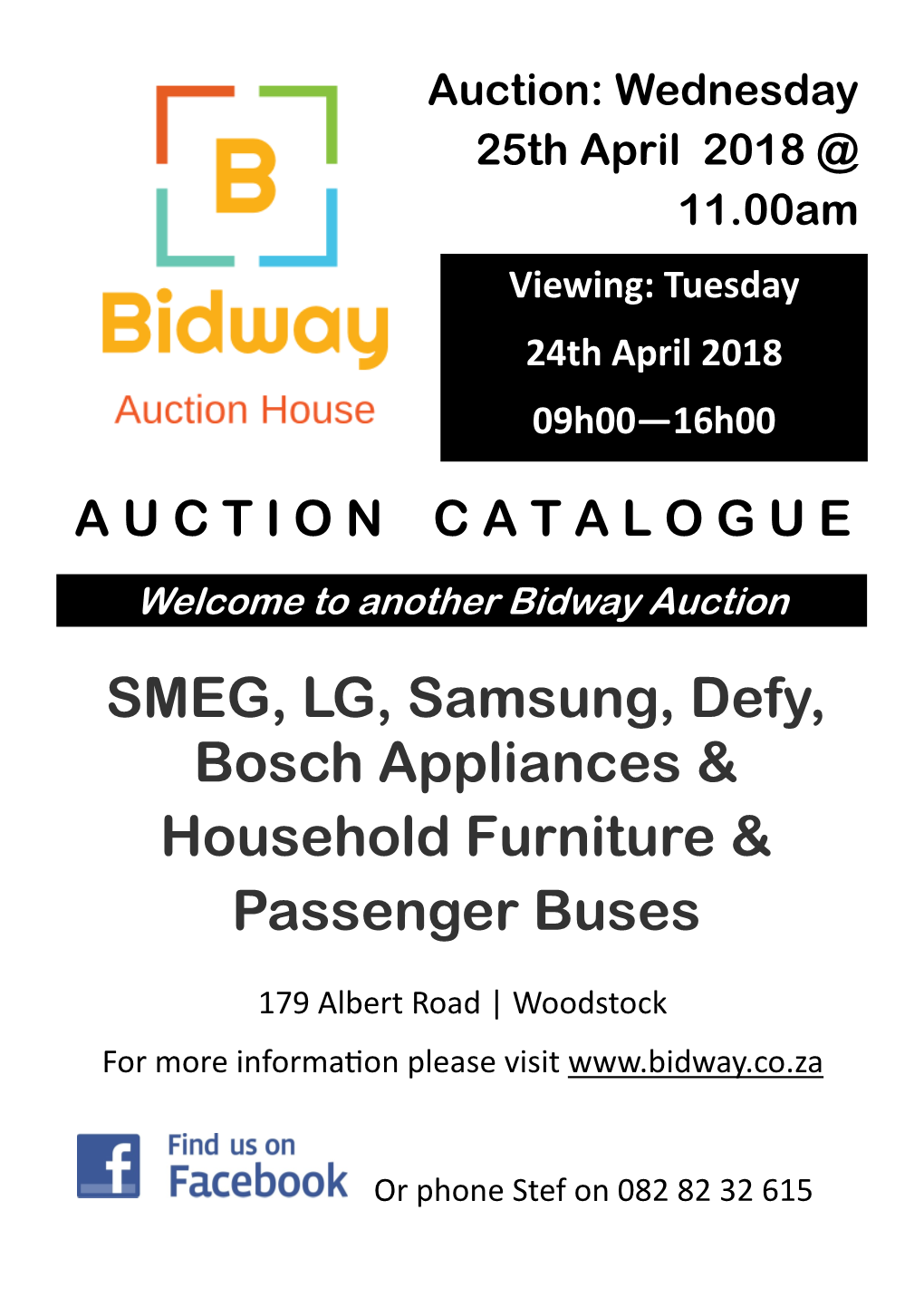 SMEG, LG, Samsung, Defy, Bosch Appliances & Household Furniture