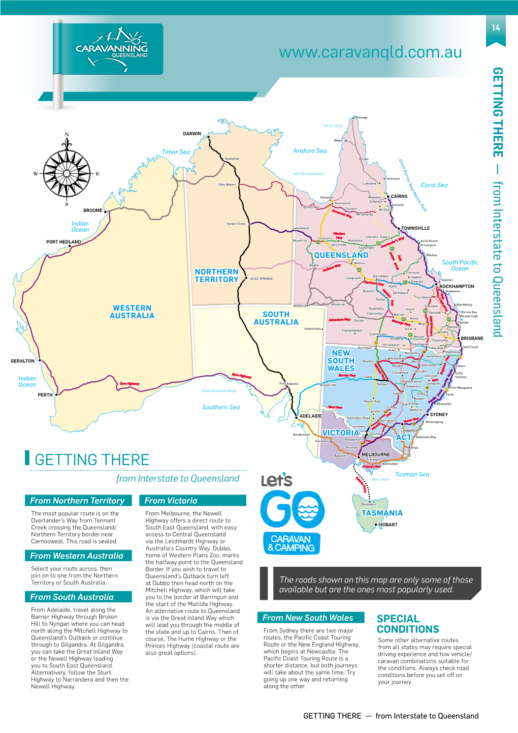 GETTING THERE — from Interstate to Queensland