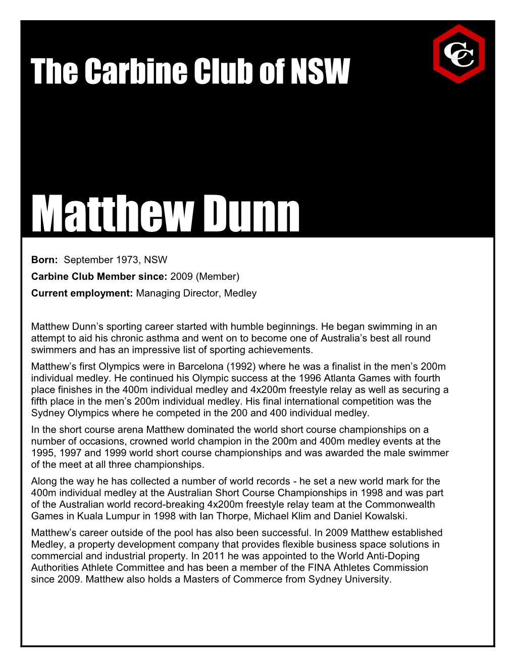 Matthew Dunn