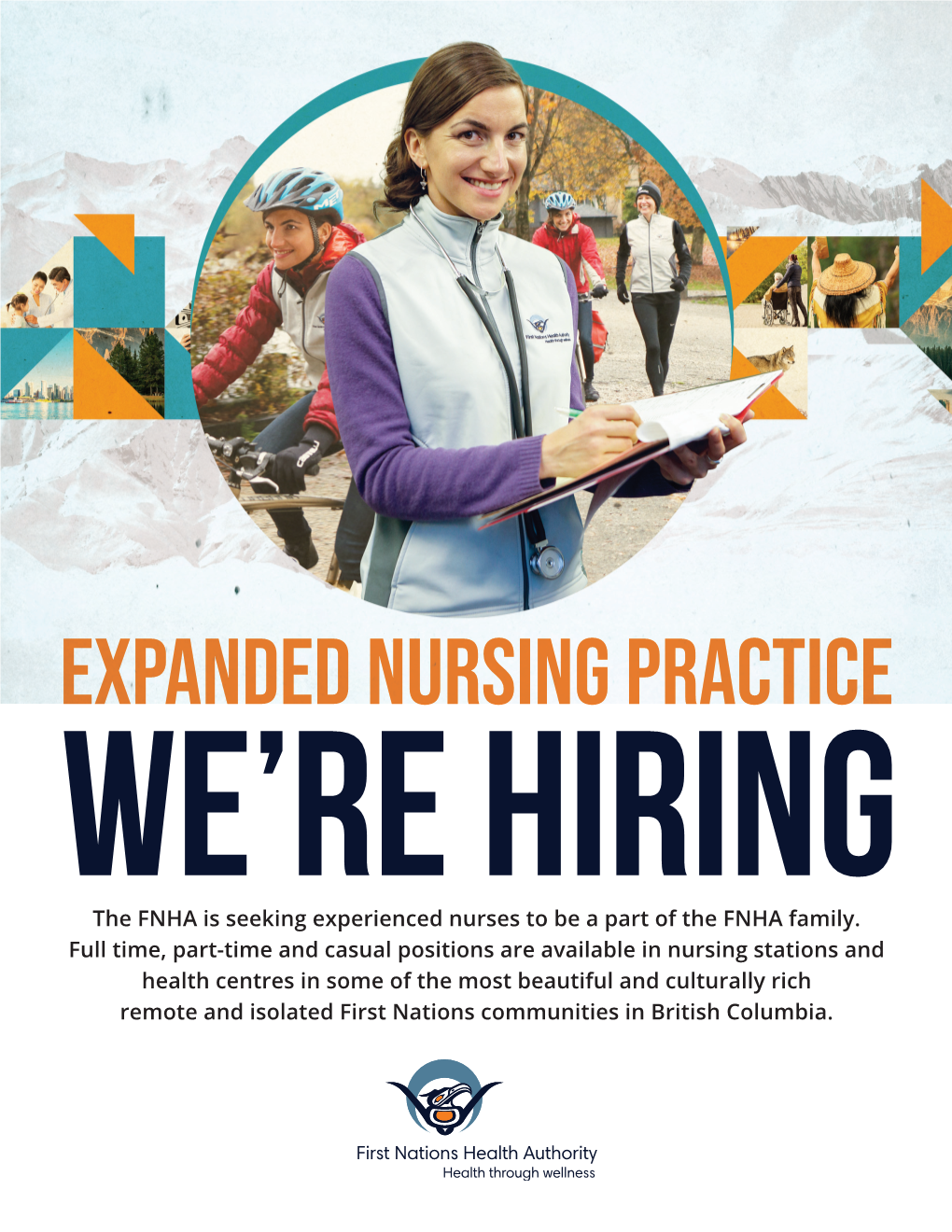 EXPANDED NURSING PRACTICE We’Re Hiring the FNHA Is Seeking Experienced Nurses to Be a Part of the FNHA Family