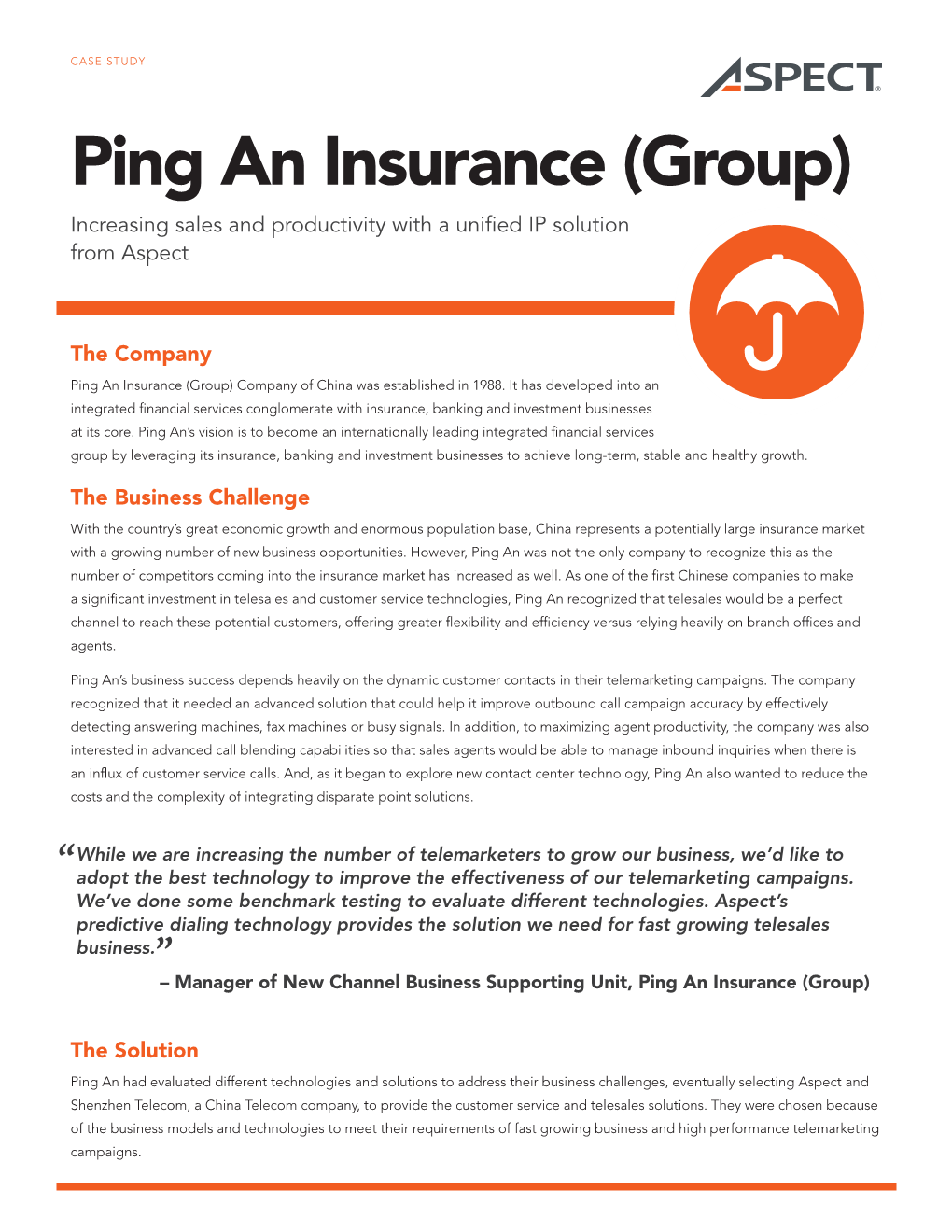 Ping an Insurance (Group) Case Study