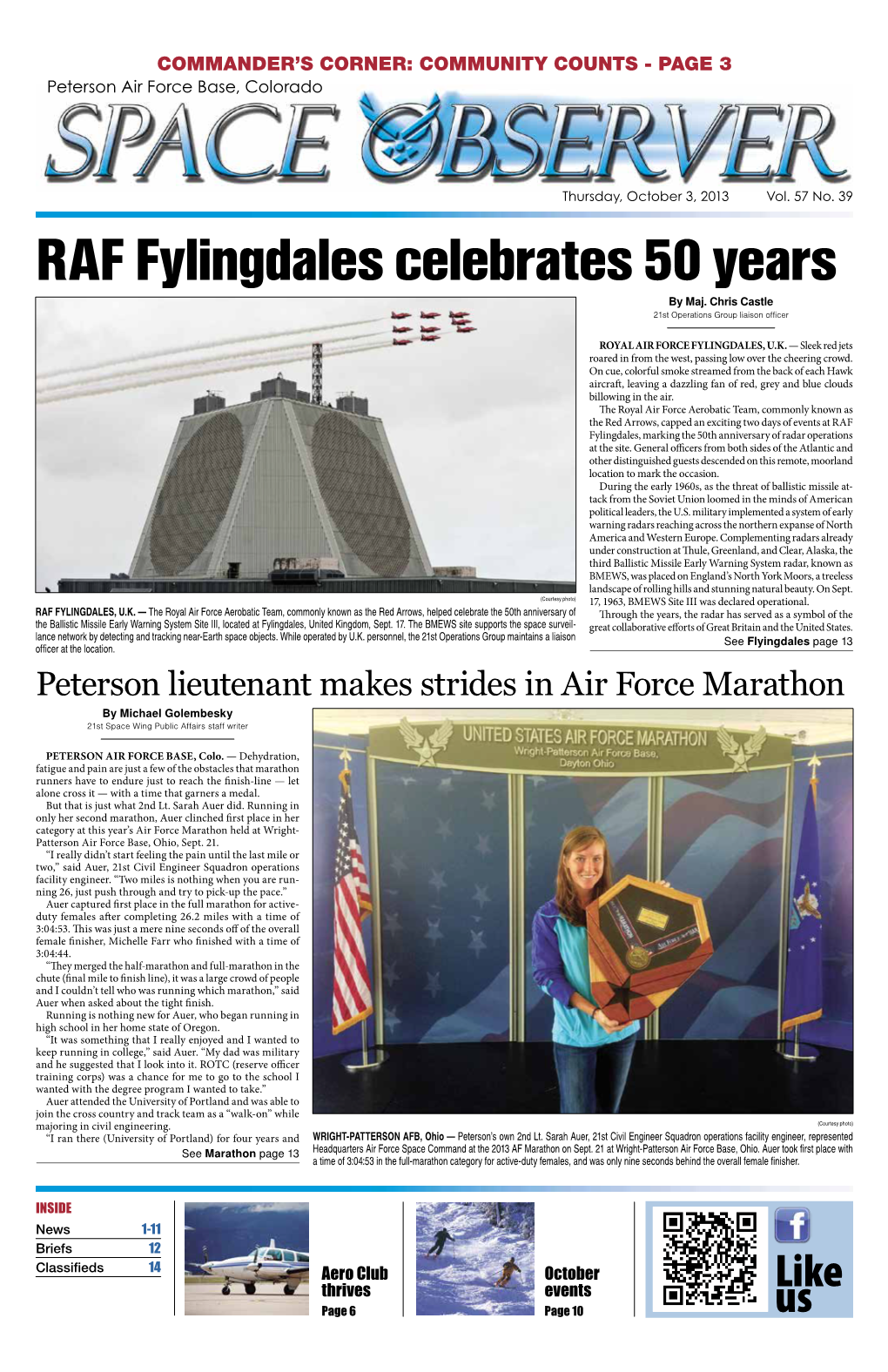 RAF Fylingdales Celebrates 50 Years by Maj