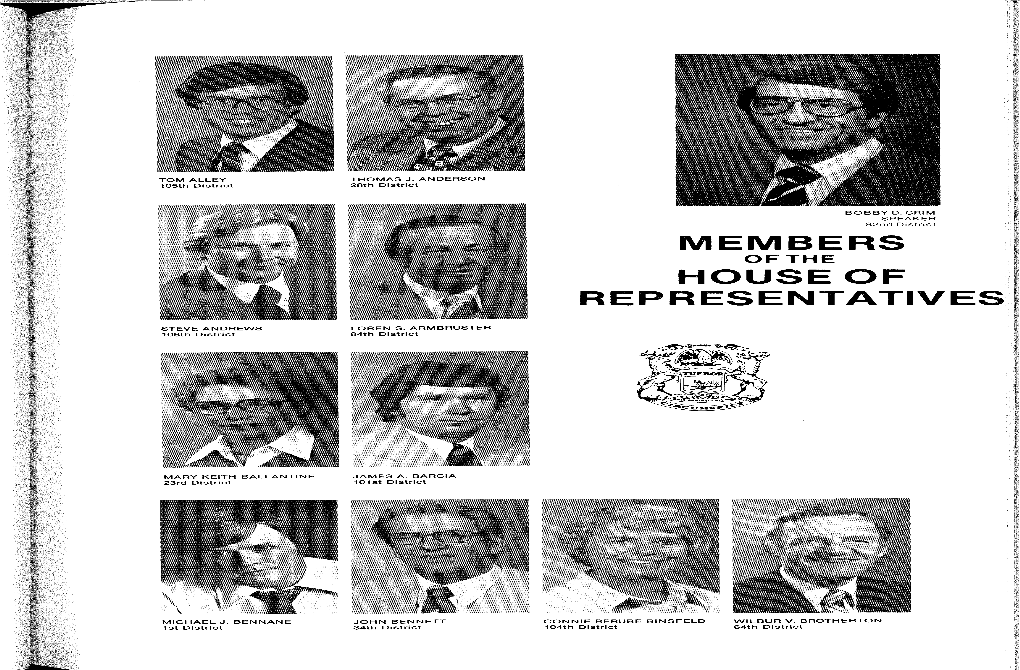 Members of the House of Representatives
