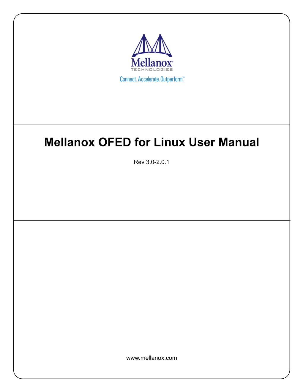 Mellanox OFED Linux User's Manual