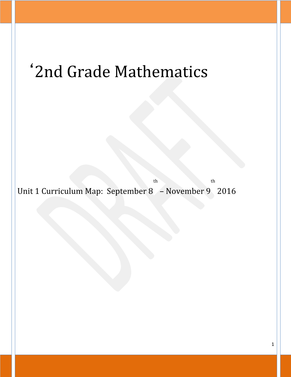 Office of Mathematics Mission Statement