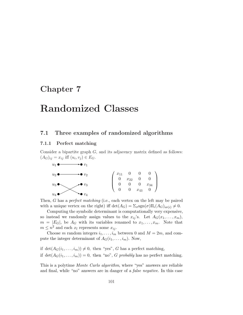 Randomized Classes