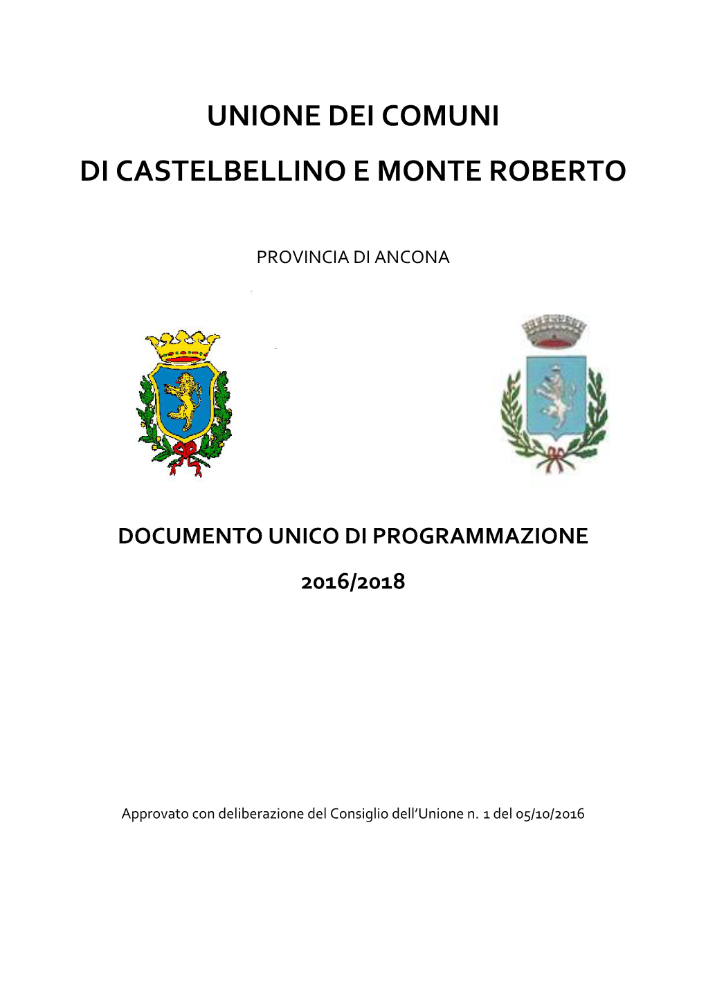 Unione Dei Comuni Di Castelbellino E Monte Roberto