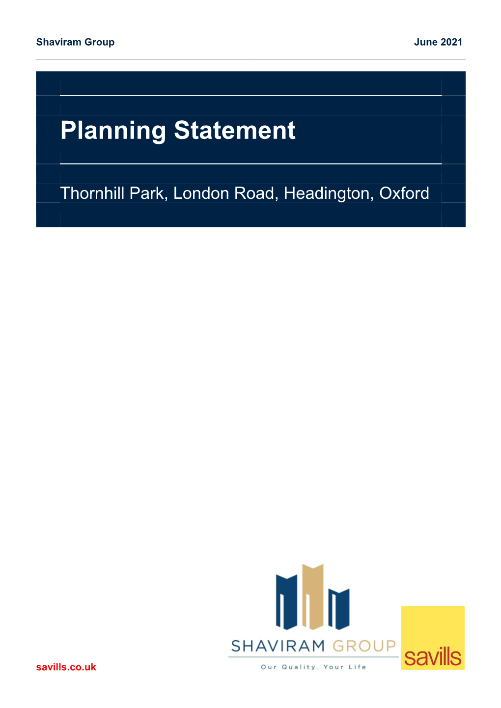 Planning Statement