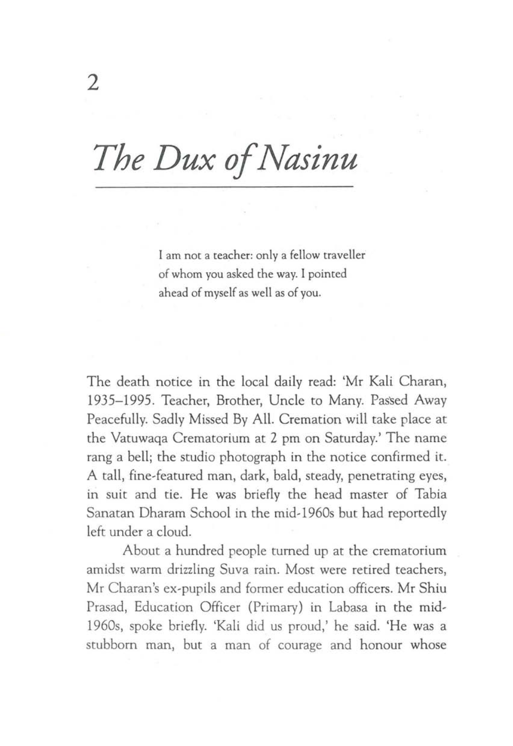 The Dux of Nasinu 15