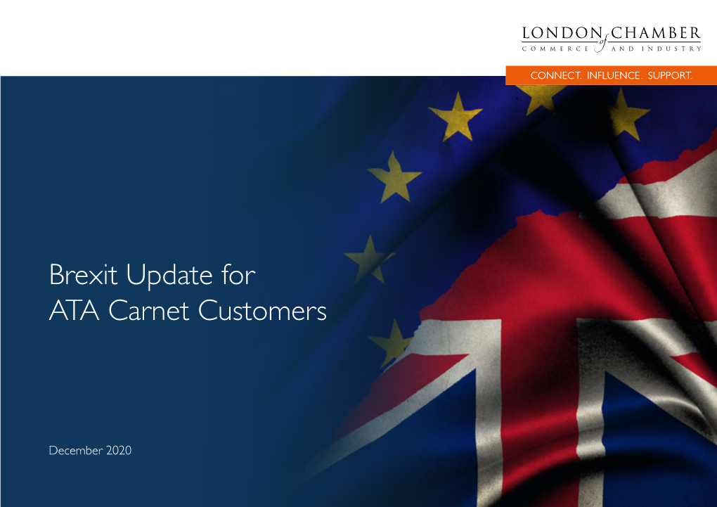 Brexit Update for ATA Carnet Customers