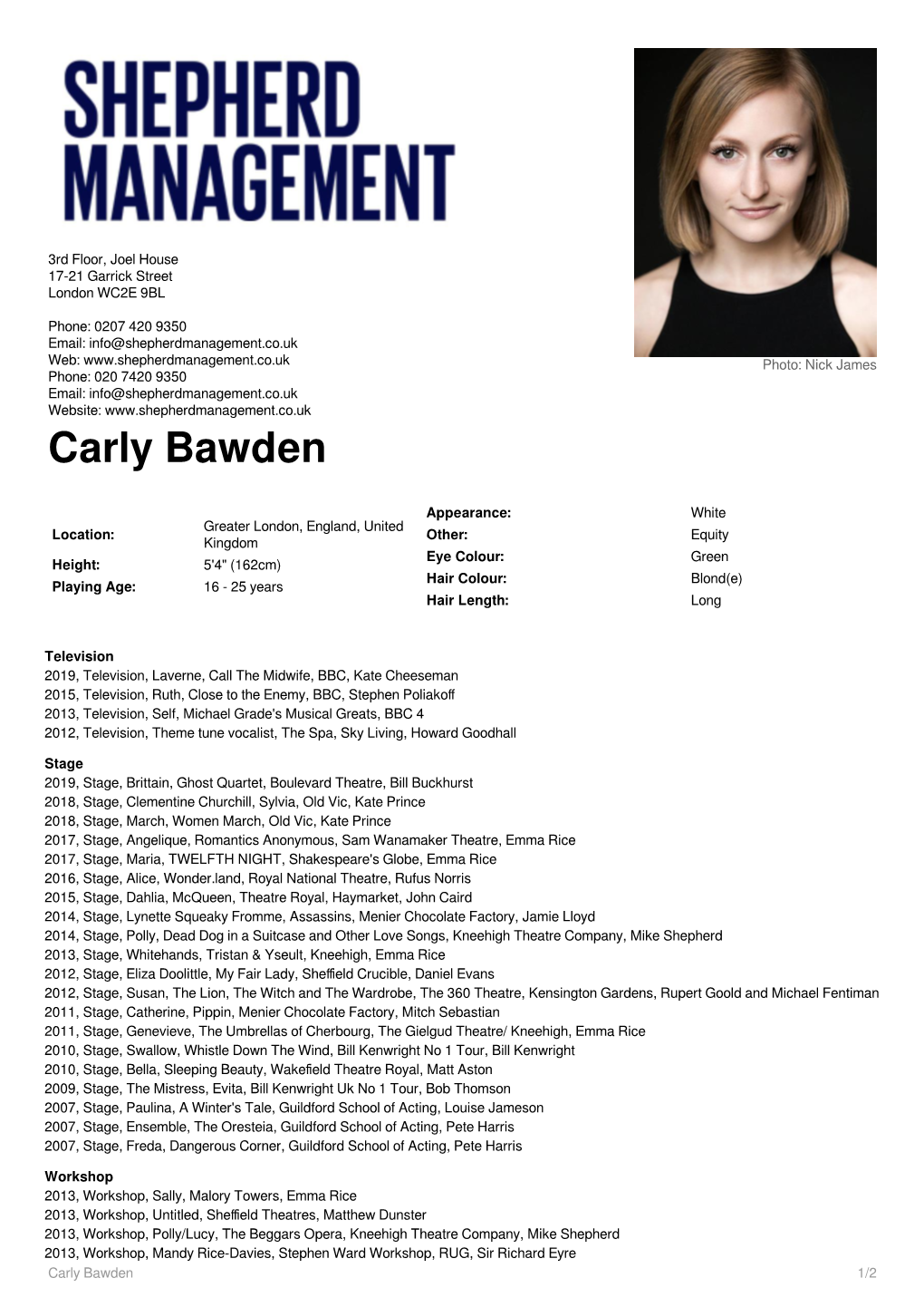 Carly Bawden