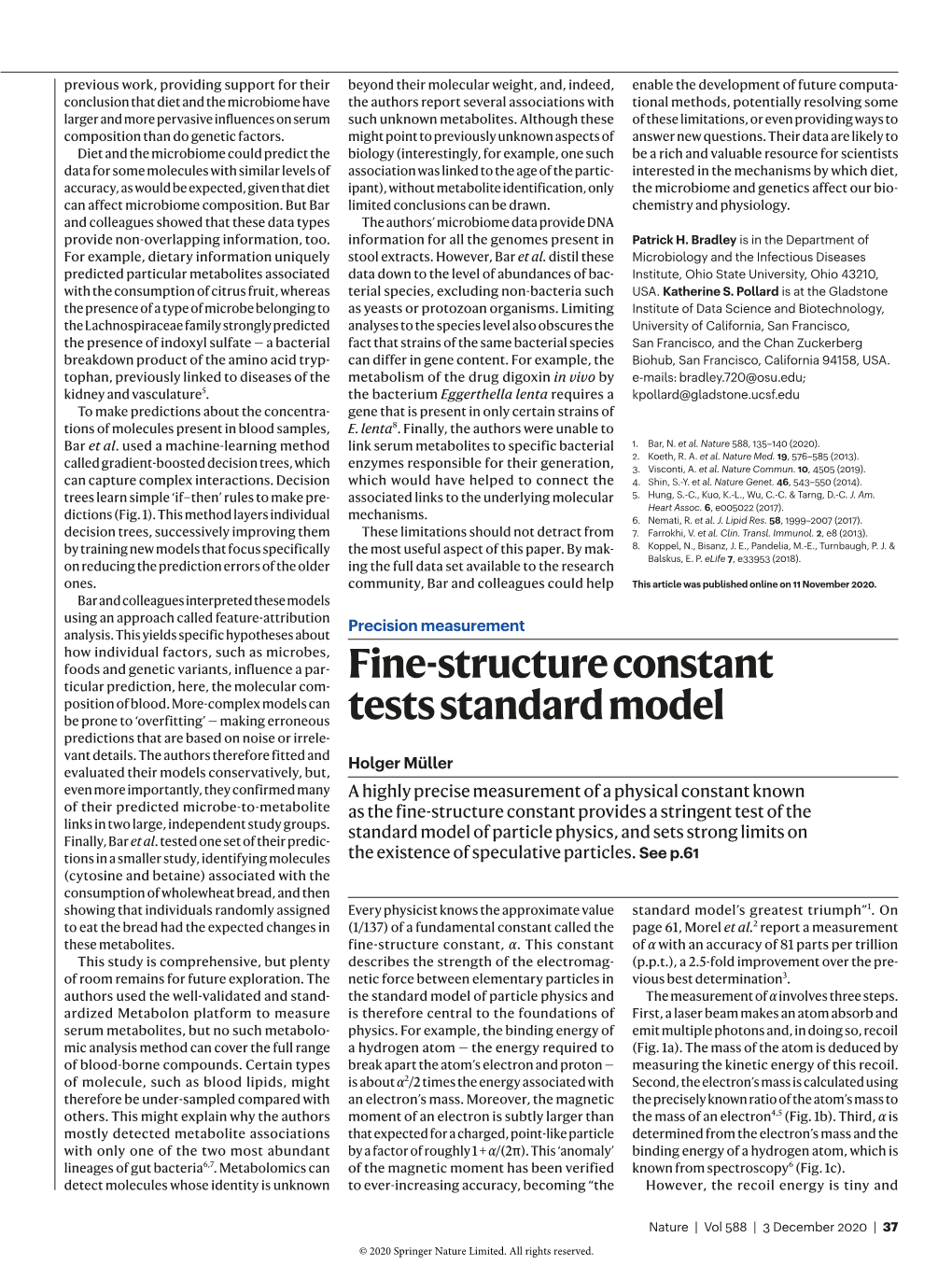 Fine-Structure Constant Tests Standard Model