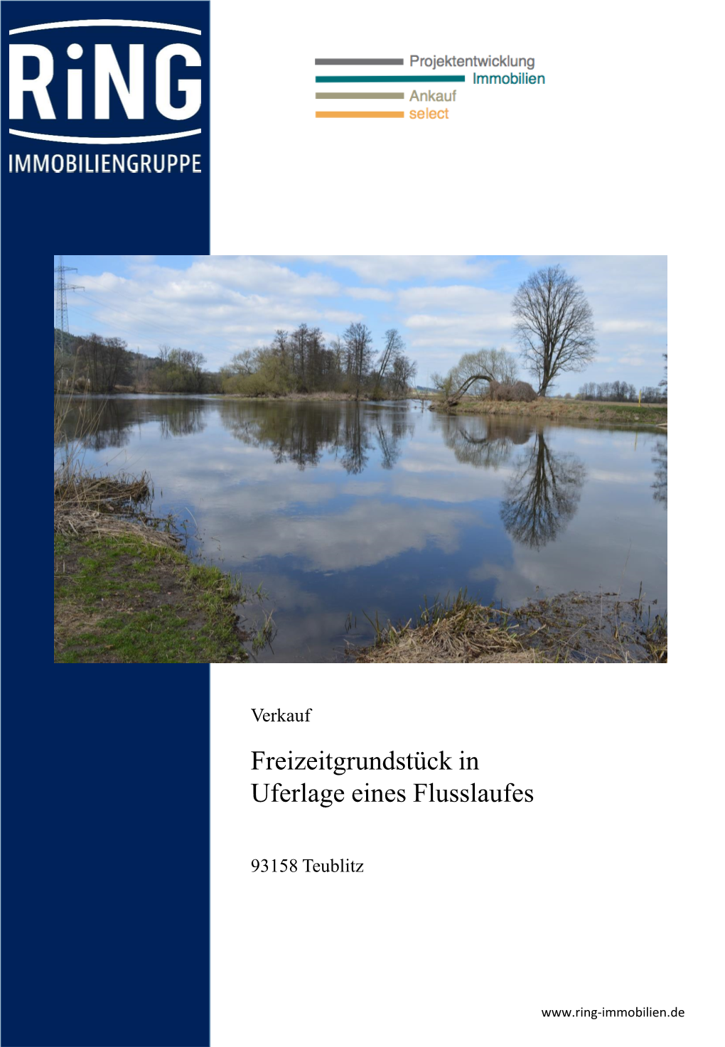 Freizeitgrundstück in Uferlage Eines Flusslaufes