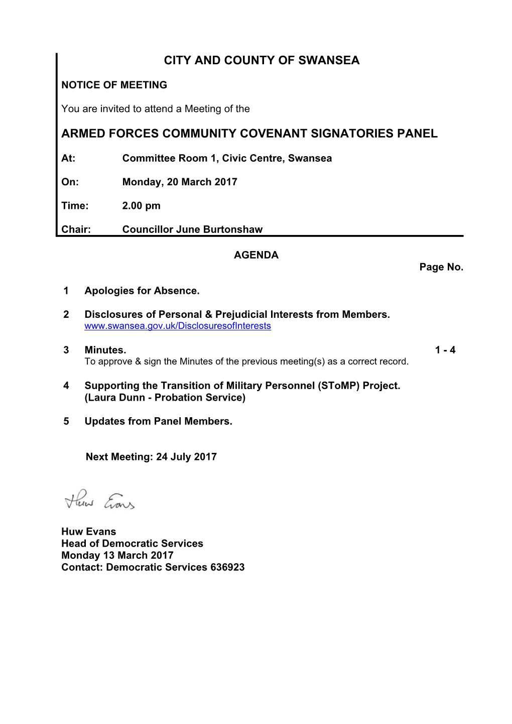 (Public Pack)Agenda Document for Armed Forces Community